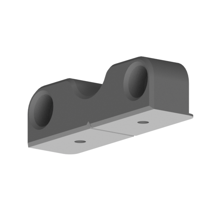 Cabinet double door stop